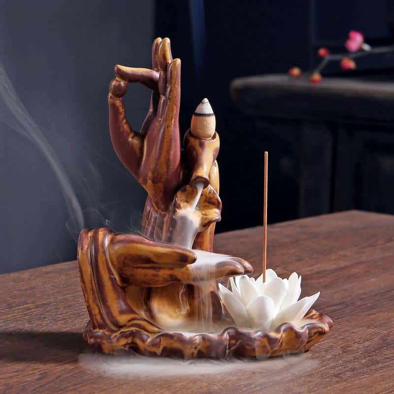 Räucherstäbchenhalter  Hand Buddha