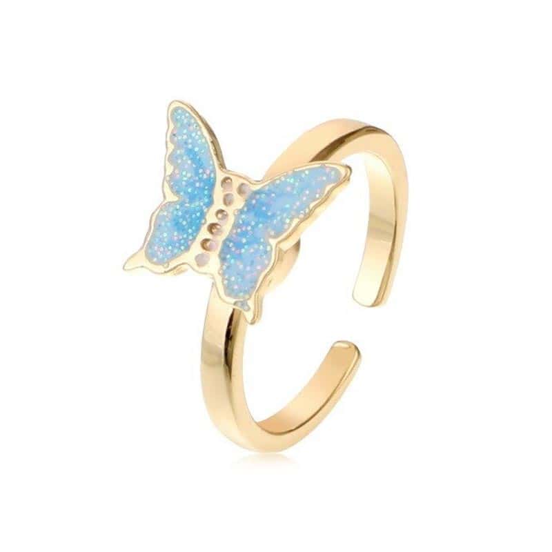 Angstring  Blauer Schmetterling