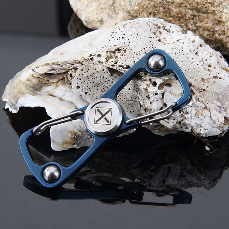 Anti Stress Schlüsselanhänger Karabiner Spinner