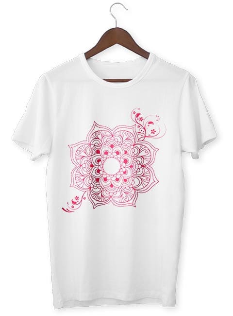 Zen-T-Shirt  Lotusblüte Rosa