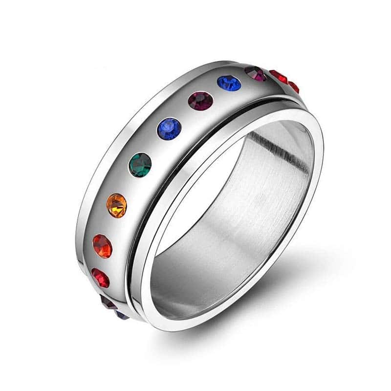 Anti-Stress-Ring  Regenbogen
