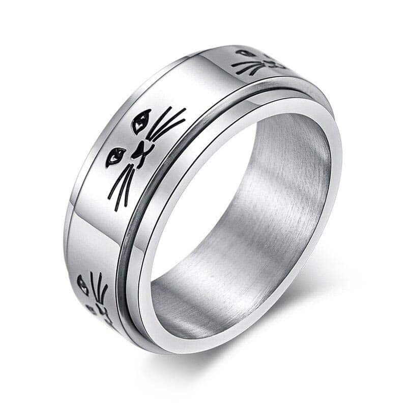 Anti-Stress-Ring Katze