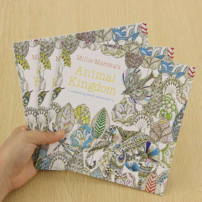 Anti-Stress-Ausmalbild  Mandala-Tiere