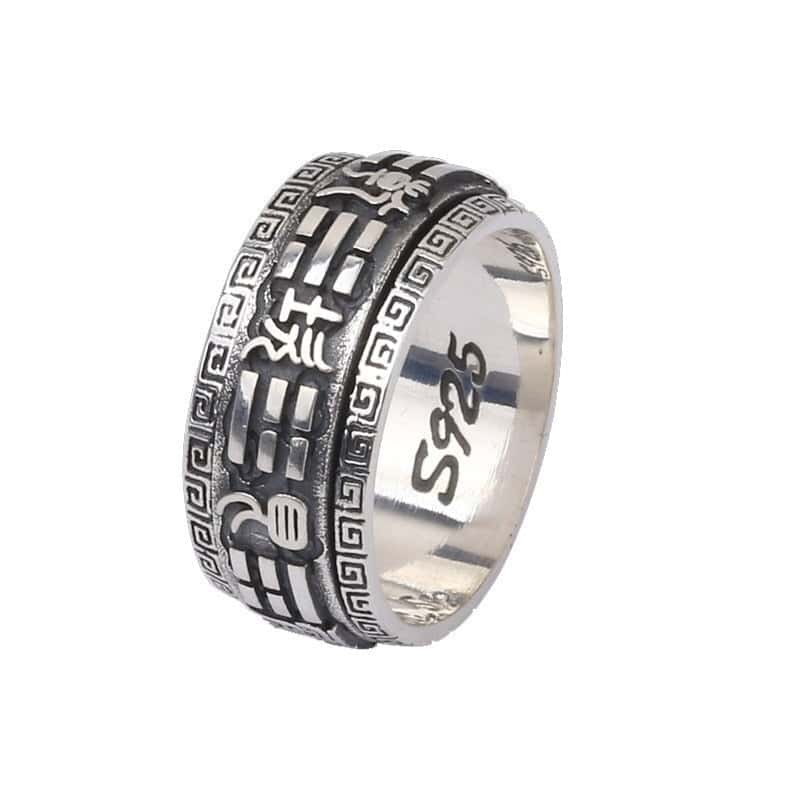 Anti-Stress  Meditationsring (Silber)