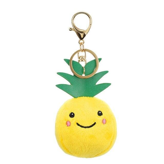 Anti Stress Schlüsselanhänger Ananas