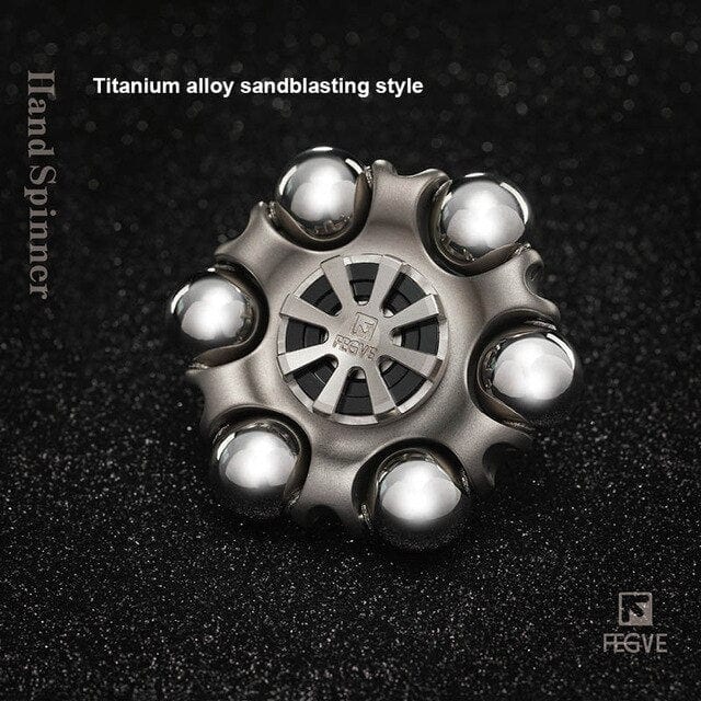 Hand Spinner  Titanium-Legierung Blau
