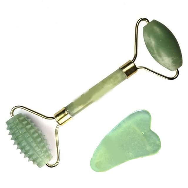 Massage Zubehör Entspannender Jade Roller