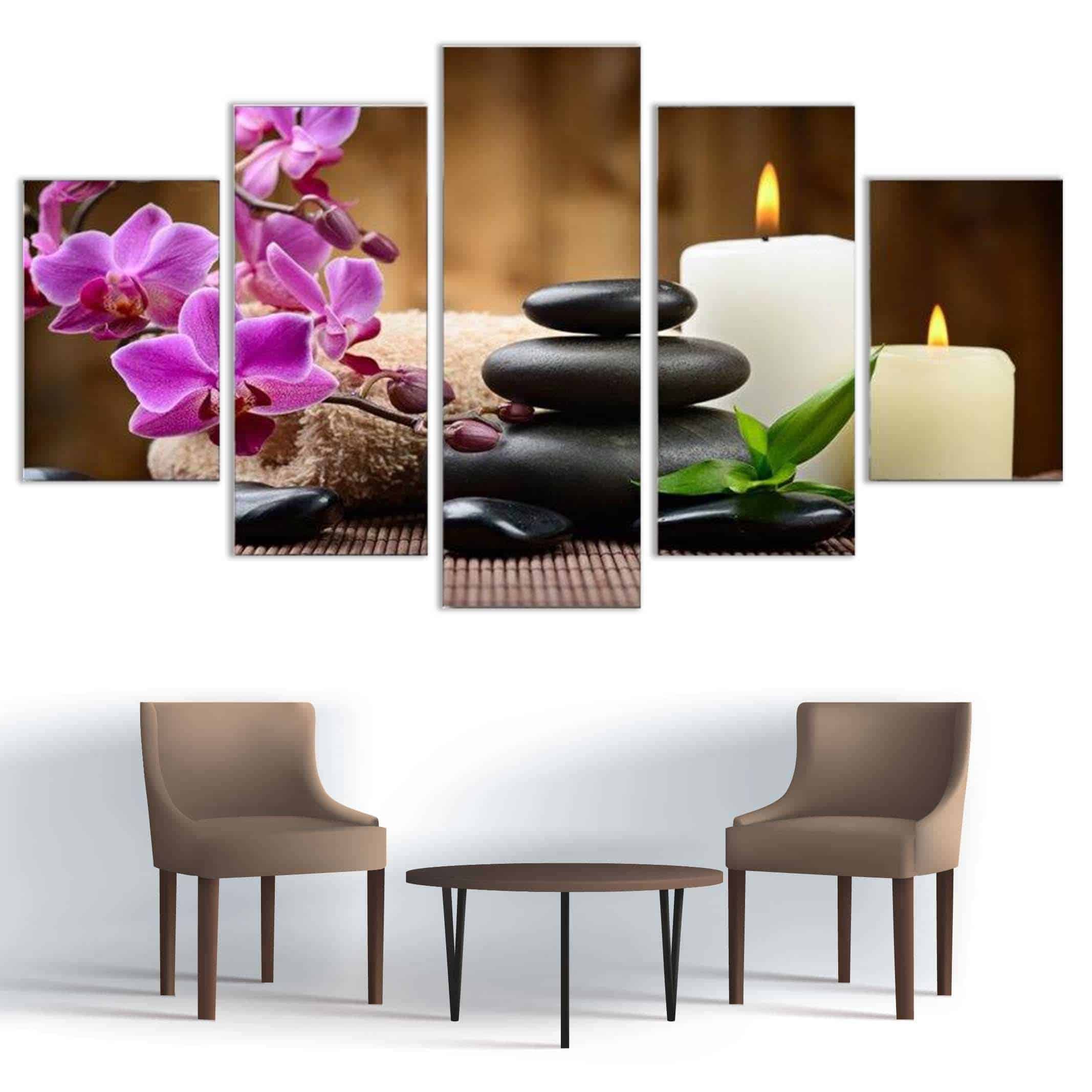 Zen-Bild Zen-Kieselsteine