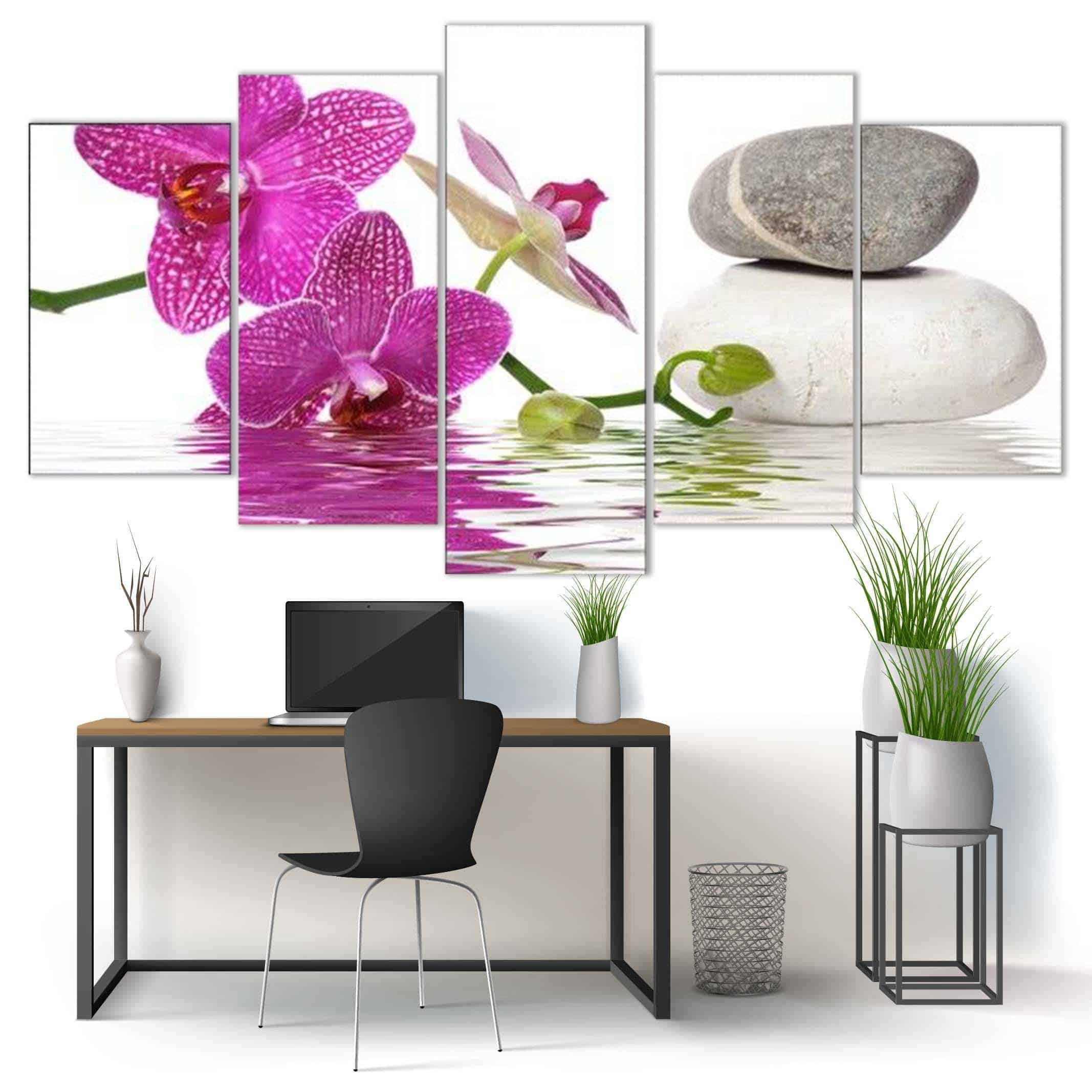 Zen-Bild Zen-Orchidee
