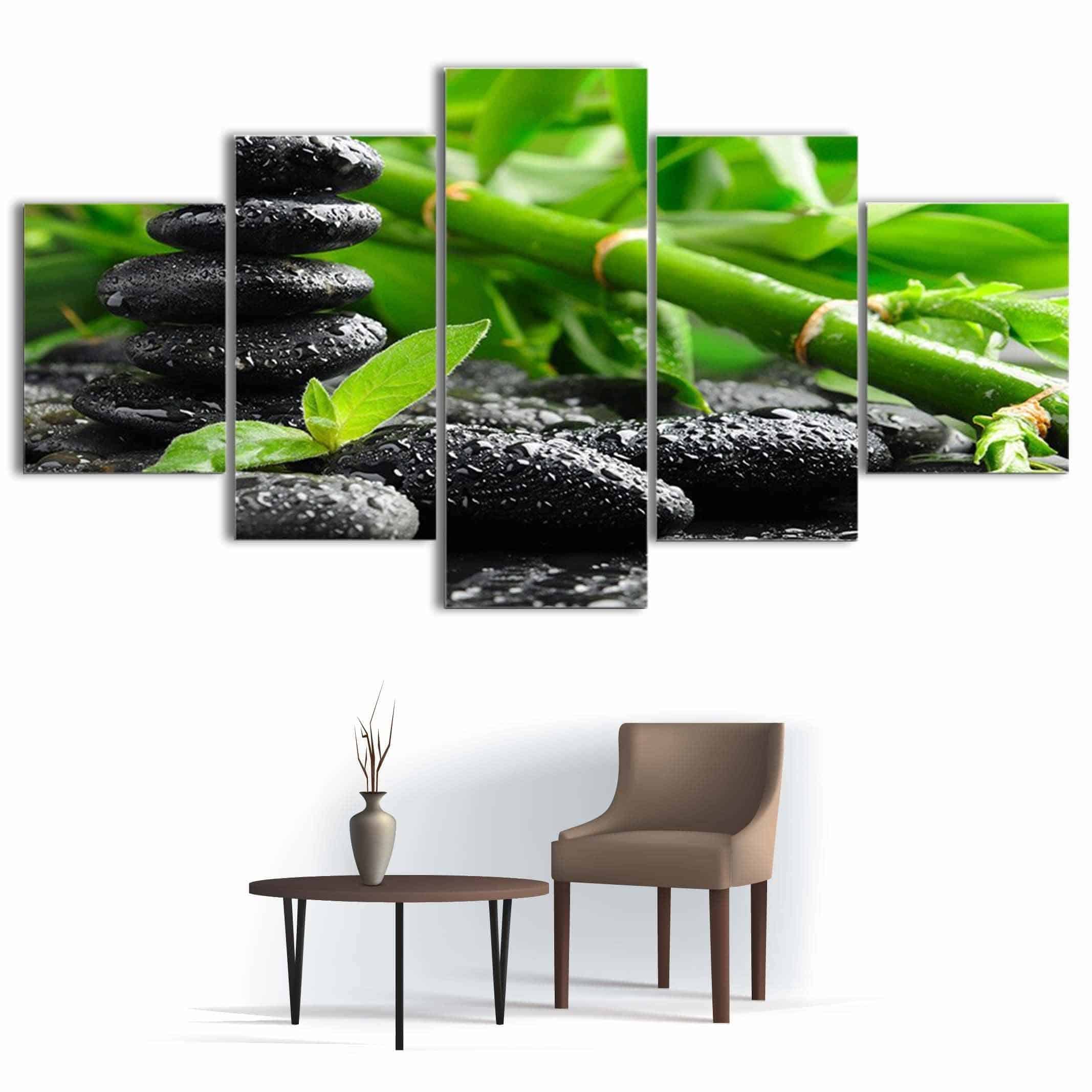 Zen-Bild Kieselsteine